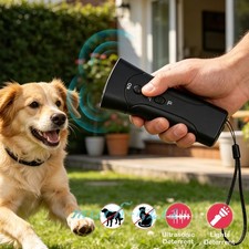 Ultrasonic Dog Bark Deterrent Device Anti Barking Control Training Stopper Light