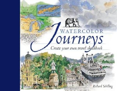 Watercolor Journeys: Create Your Own Travel Sketchbook - Hardcover - GOOD