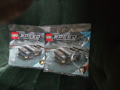 LOT OF 2X LEGO  Speed Champions 30342 Lamborghini Huracan Super Trofeo EVO 