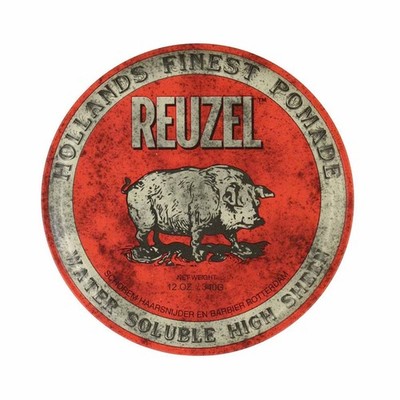 Reuzel Water Soluble Hair Pomade Hog, Red, 12 oz