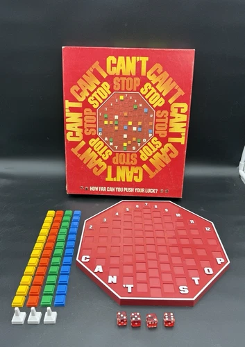 Vintage 1980  CAN'T STOP Parker Brothers Dice Strategy Board Game 100% COMPLETE!