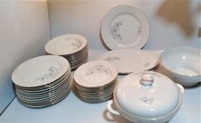 Servizio piatti antico JLmenau germany 40 pz fondi piani fruttadessert vassoi