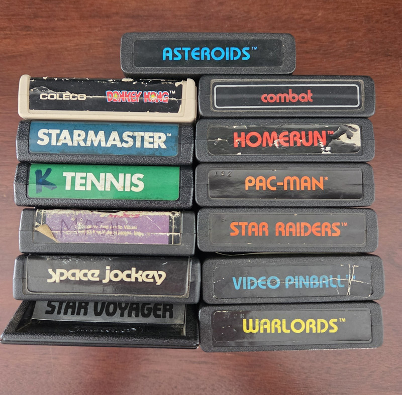 Atari 2600 Game Cartridge Lot of 13: Donkey Kong, MASH, etc.