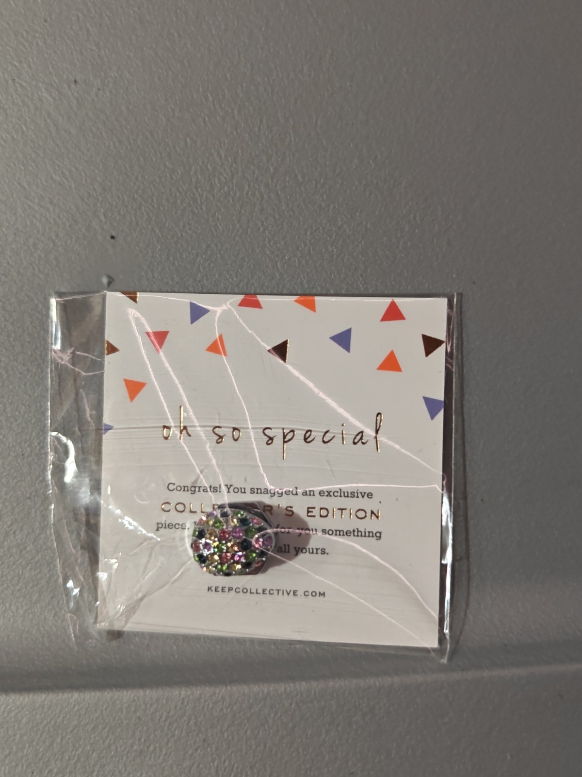 KEEP Collective Silver Easter Egg Charm Key Inven… - image 1