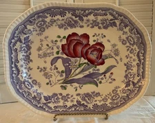 14 1/2" Copeland Spode Mayflower Serving Platter, Meat Platter, Beautiful!