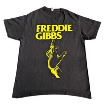Freddie Gibbs Black T-shirt Alstyle Apparel Large Rare Free Post Rap Hip Hop