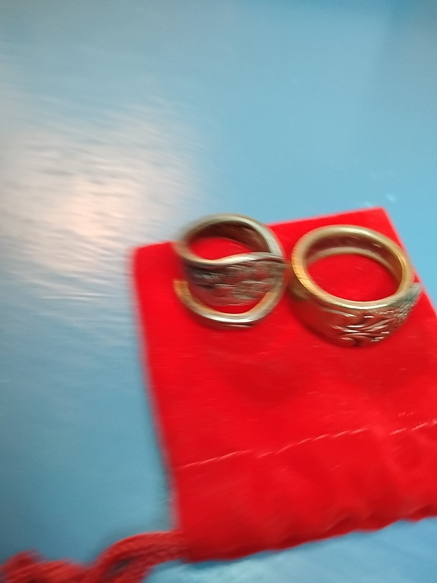 Rings Vintage Sterling Silver? Spoon Ring  Spiral Spoon Ring View 4