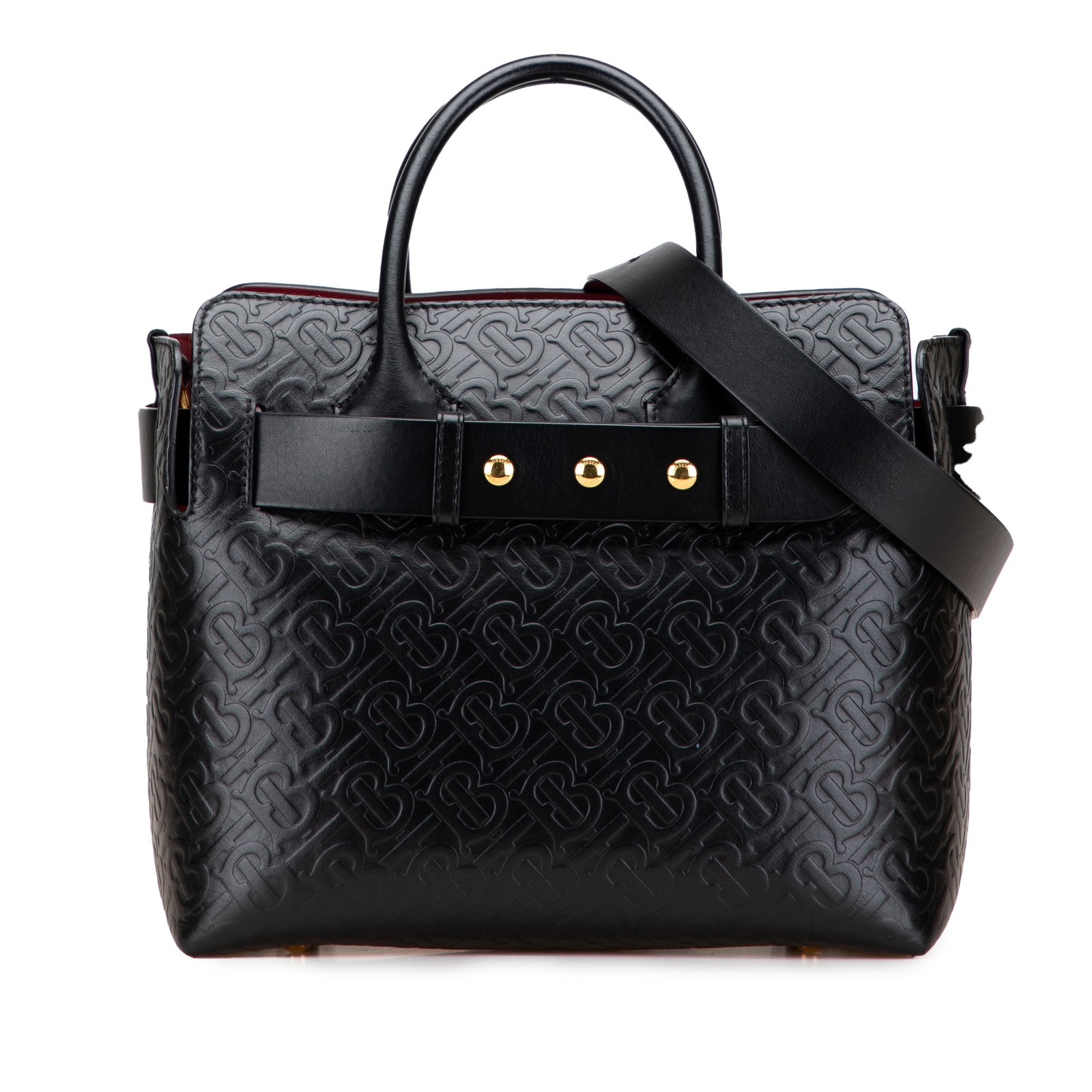 Authenticated Burberry Small TB Monogram Embossed… - image 1