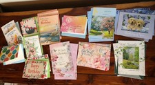Greeting Card Lot Bundle Of 24  Envelopes Birthday Sympathy Notecards New 