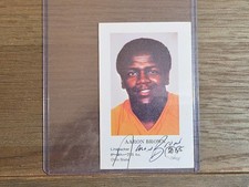 Aaron Brown Paradyne Kids & Kops Autographed Rare Card Vintage Bucs 🔥 🔥 