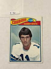 1977 Topps - Danny White #284 (Rookie Card ) Dallas Cowboys VG H. rookie card picture