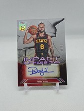 2023-24 Donruss Elite Impact Impressions Patty Mills Auto Gold 01/10 No. II-PAT