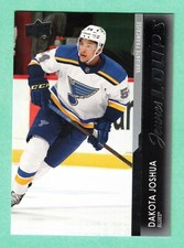 (1) DAKOTA JOSHUA 2021-22 UPPER DECK # 204 JEUNES LOUPS  ROOKIE (I9600)