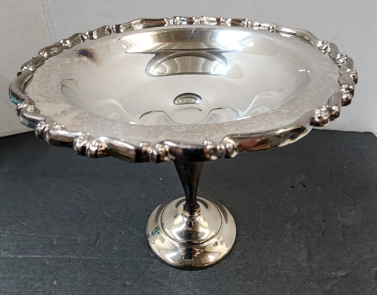 Vintage FB Rogers Silver Co. Silverplate Pedestal Footed Candy