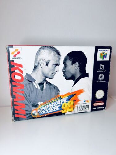 Juego International Superstar Soccer 98 N64 Nintendo 64 - en caja excelente estado - Imagen 1 de 11