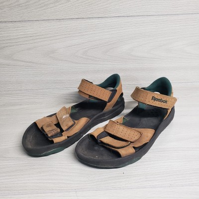 Reebok Beige Leather Sport Sandals Men display picture 3