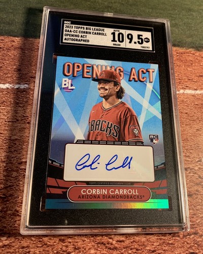 Corbin Carroll 2023 Topps Big League - Opening Act Autographs Blue Foil #OAA-CC - Picture 1 of 3