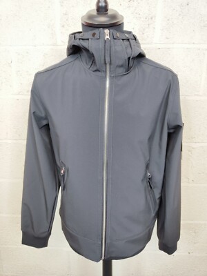 Stone Island Light Soft Shell-R Jacket In Black (Size Medium