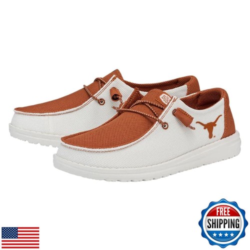 Hey Dude Women's Wendy NCAA Texas Longhorns Size 8 | Women’s Shoes | Women’s - Picture 3 of 5