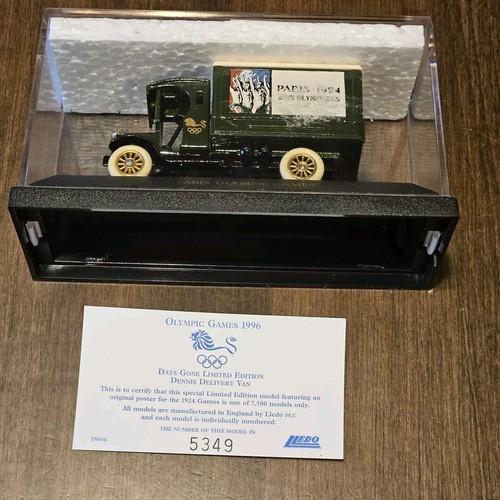 LLEDO 1996 Atlanta Olympics Truck "PARIS 1924" ~ NOS ~ ED135 - Picture 2 of 11