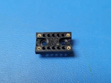 (10 PCS) 1107741 Machine Tooled 4 Pin Full-Can Crystal Oscillator Socket