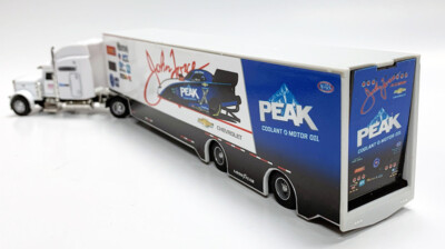 Auto World John Force Racing PEAK Transporter Trailer Truck