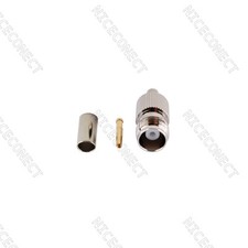 TNC Crimp Jack Female RF connector for LMR195 RG58 RG400 RG142 for pigtail cable