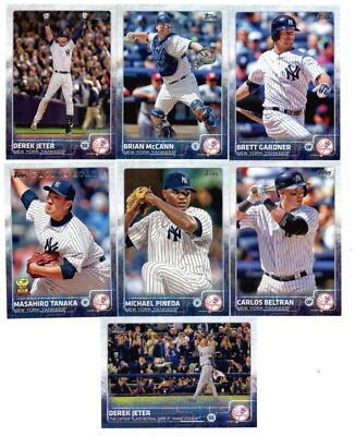 2015 Topps New York Yankees Team Set of Series 1 & 2 - 23 Cards *WE COMBINE 