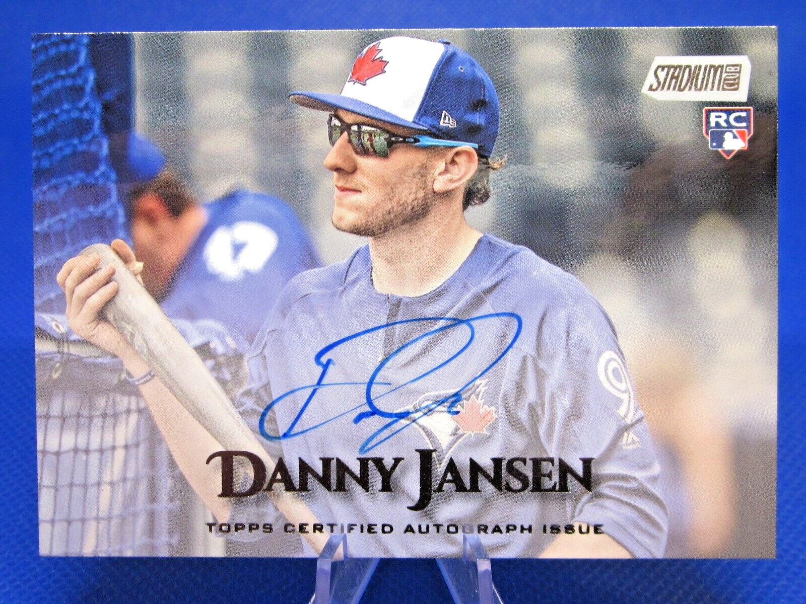 2019 TOPPS STADIUM CLUB #SCA-DJA DANNY JANSEN AUTO SIGNED TORONTO BLUE JAYS RC