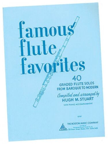 Famous Flute Favorites Classical Flute Solos Sheet Music NEW 014010970 - Picture 1 of 1