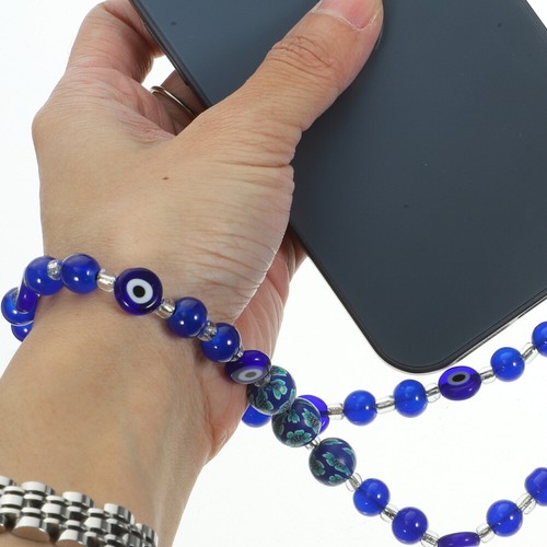 2 Pcs Lanyard Beads Miss Phone Charm Wrist Strap Jewelry Hanging - Zdjęcie 4 z 12