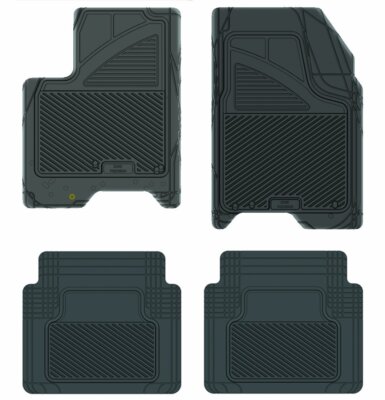 NSOP Koolatron Pants Saver Custom Fit 4 Piece All Weather Car Mat (Black)