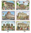 Edition a thousand beautiful * cities * postcard * glitter * Berlin * Potsdam * Kudamm... * A6 *.