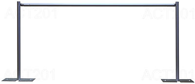 8 FT HIGH x 10 FT WIDE PIPE AND BASE KIT (NO DRAPE) - PIPE & DRAPE FRAMEWORK