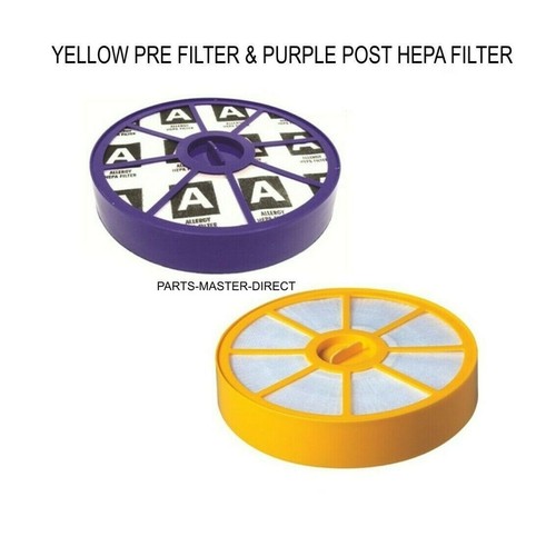 PRE FILTER & HEPA POST MOTOR FILTER KIT FITS DYSON DC05 DC08 pmd - 第 1/3 張圖片