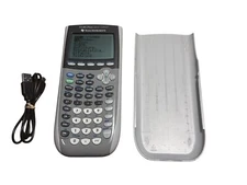 TEXAS INSTRUMENTS TI-84 PLUS SILVER EDITION GRAPHING CALCULATOR W/CORD