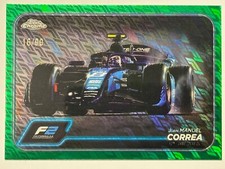 2024 Topps Chrome F1 Logofractor #106 Juan Manuel Correa Car Green 16/99
