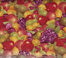 Picked Fresh Wilmington mixed fruit food kitchen fabric