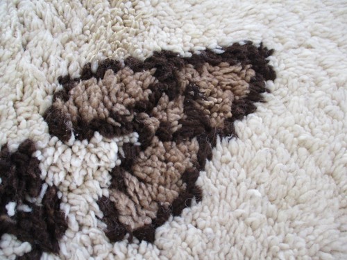 Vintage Moroccan Azilal Rug Handmade Berber Geometric Pink Carpet Tribal Wool - Picture 13 of 23