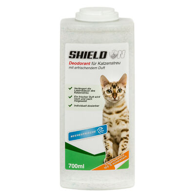 ShieldOn Deodorant für Katzenstreu, 700ml Katzentoilette Deo Duft Hygiene  