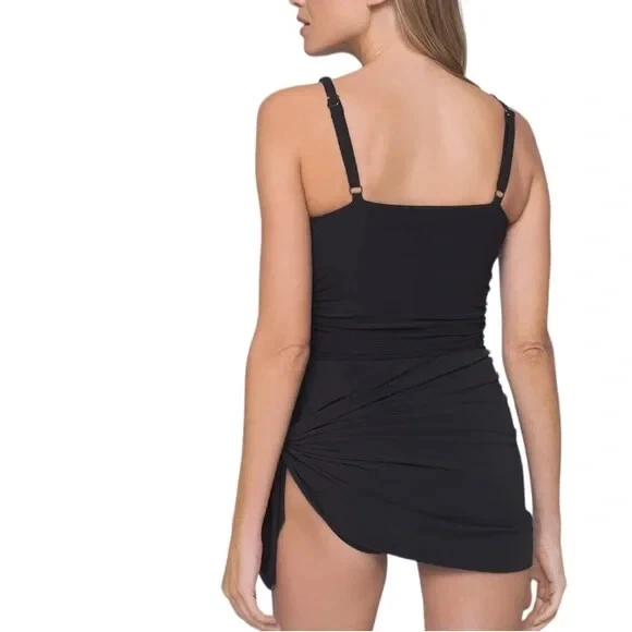 Vestido de baño convertible negro Magicsuit para mujer correas ajustables talla 4 Foto 2 de 4