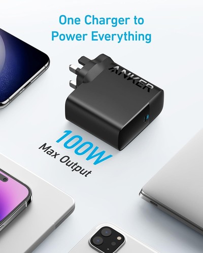 100W USB C Charger, Compact and Foldable Fast MacBook Charger, For MacBook Pro, - Picture 4 of 7