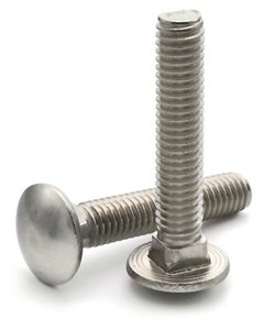 Stainless Steel Carriage Bolts 1/4-20 x 3 Qty-25 Stainless Steel Carriage Bolts 1/4-20 x 3 Qty-25