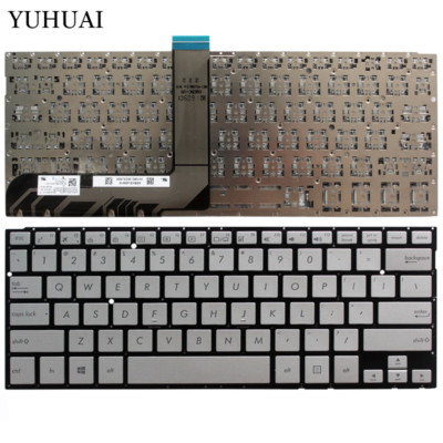 FOR ASUS TP300 TP300L TP300LD Q302 Q302LA Q304 TP300LA Silver Keyboard English