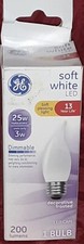 GE LED 25 W Eq. Soft White Frosted Deco Bulb Indoor Med. Base 200 Lumens