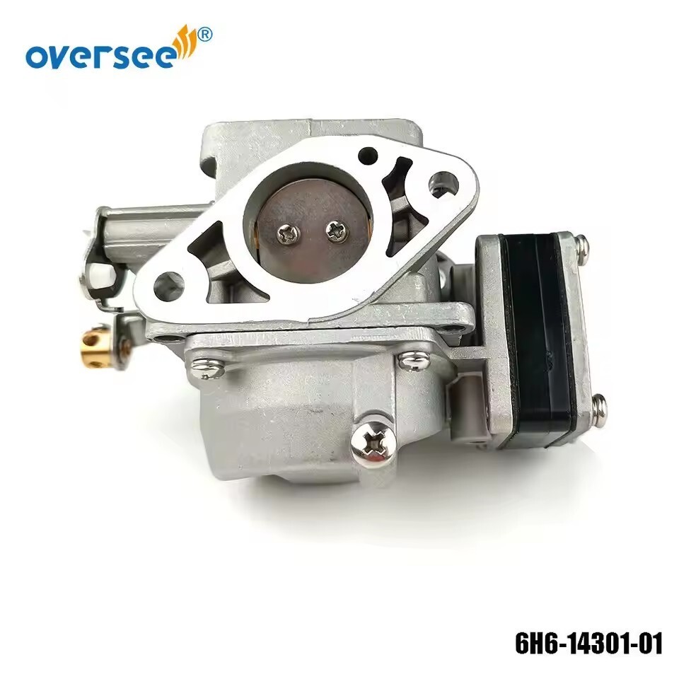 6H6-14301-01 Carburetor For Yamaha 6HP 6C 2 Stroke Outboard Engine