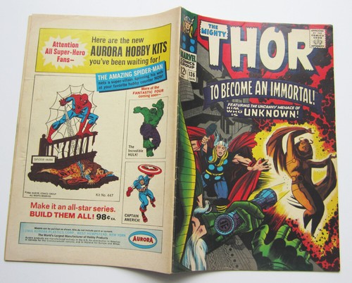 Mighty Thor #136 Comic Januar 1967 gut 2,0 Klasse Marvel 1960er Silver Age - Bild 2 von 3