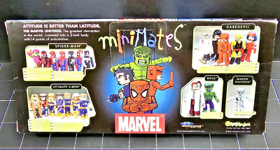 Marvel Minimates Set: 4 Pack - Bruce Banner, HULK, Elektra