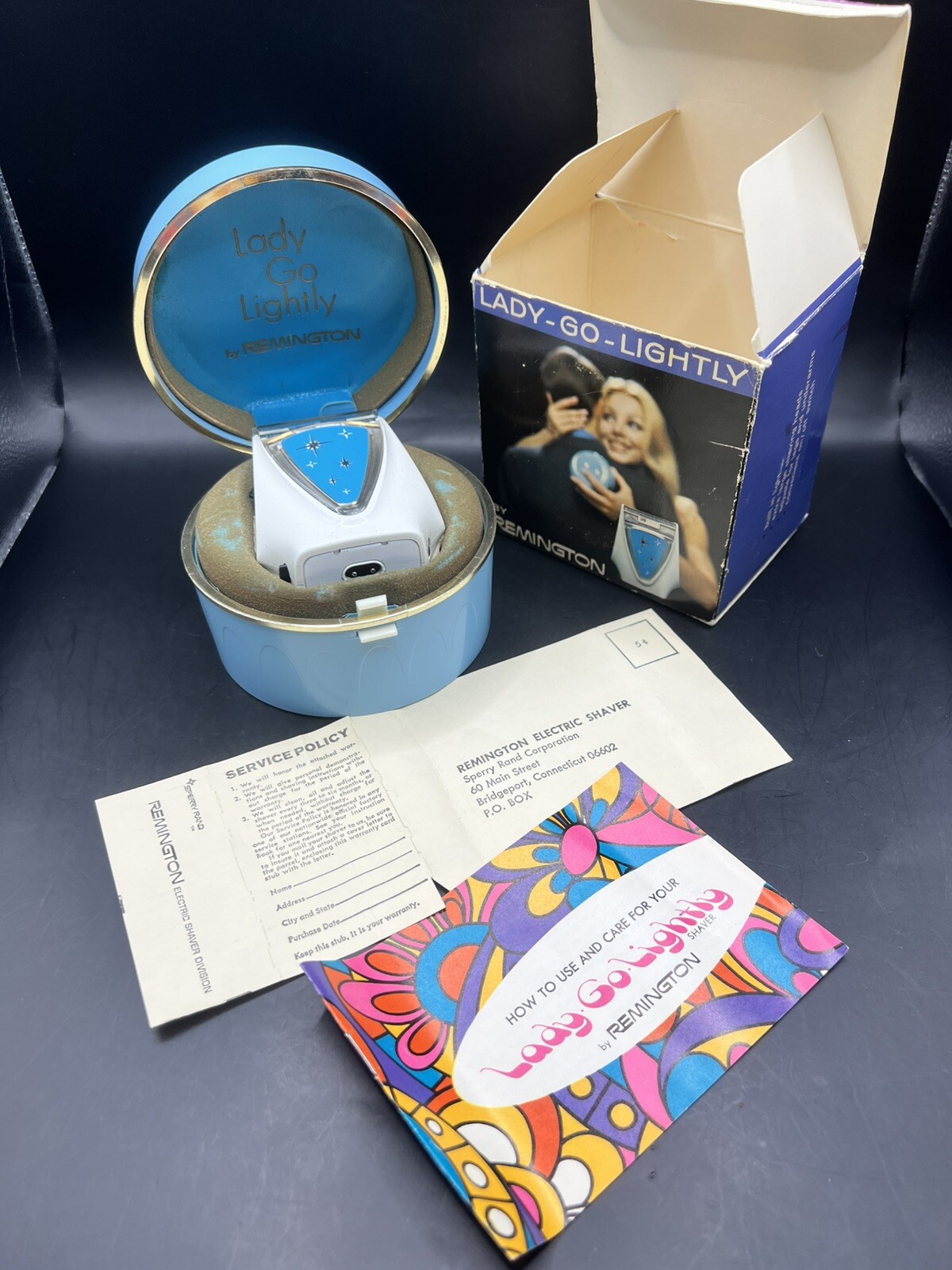 Vintage Remington LADY-GO-LIGHTLY Razor Electric Shaver with