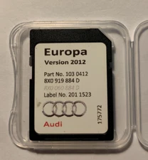 Genuine Audi A1 A6 A7 Q3 RMC Maps Sat Nav SD Card 2012 8X0919884D